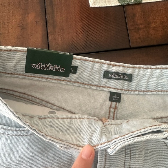 NWT Wild Fable Blue Distressed Jean Shorts - Picture 3 of 4